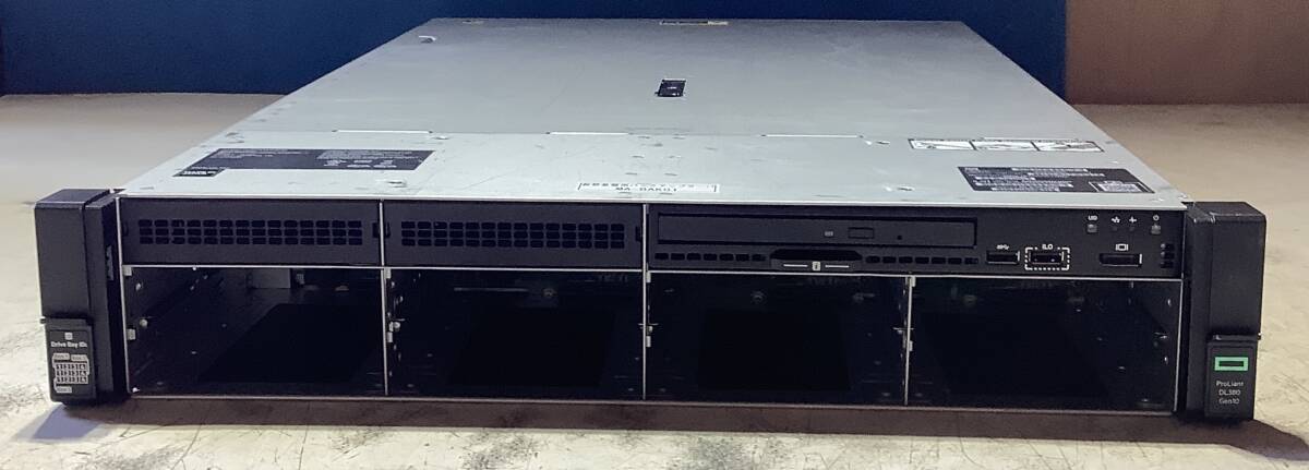 K80529313 HP ProLiant DL380 Gen10 1点 (3.5インチHDDx8基搭載可、ヒートシンクx1基、800W電源ユニットx2基搭載)【通電OK】080630