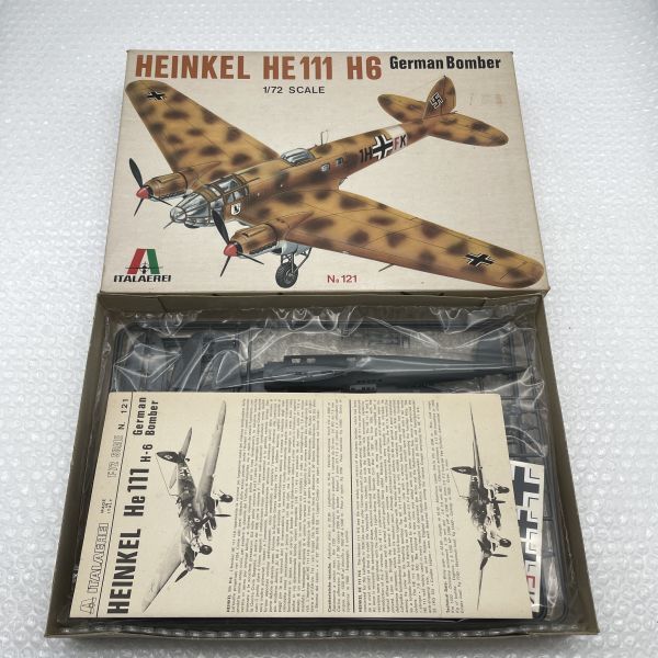 51【未組み立て】プラモデル 模型 ITALAEREI イタレリ ハインケル HEINKEL HE111 H6