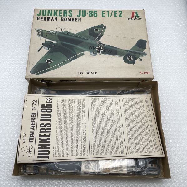 51【未組み立て】プラモデル 模型 ユンカース JUNKERS J-86 イタレリ ITALAEREI