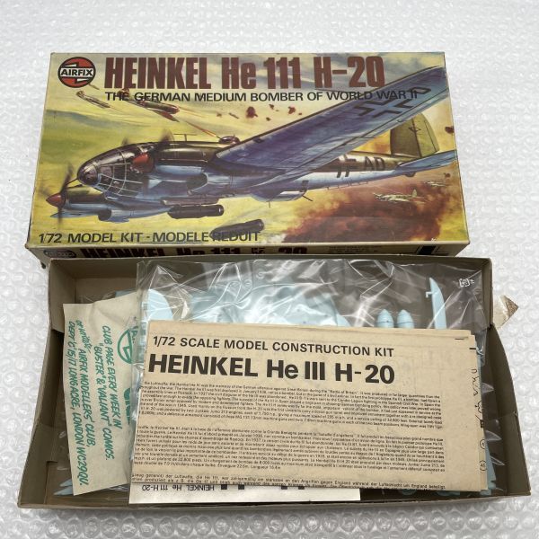 51【未組み立て】プラモデル 模型 AIRFIX HEINKEL He111 H-20 ハインケル