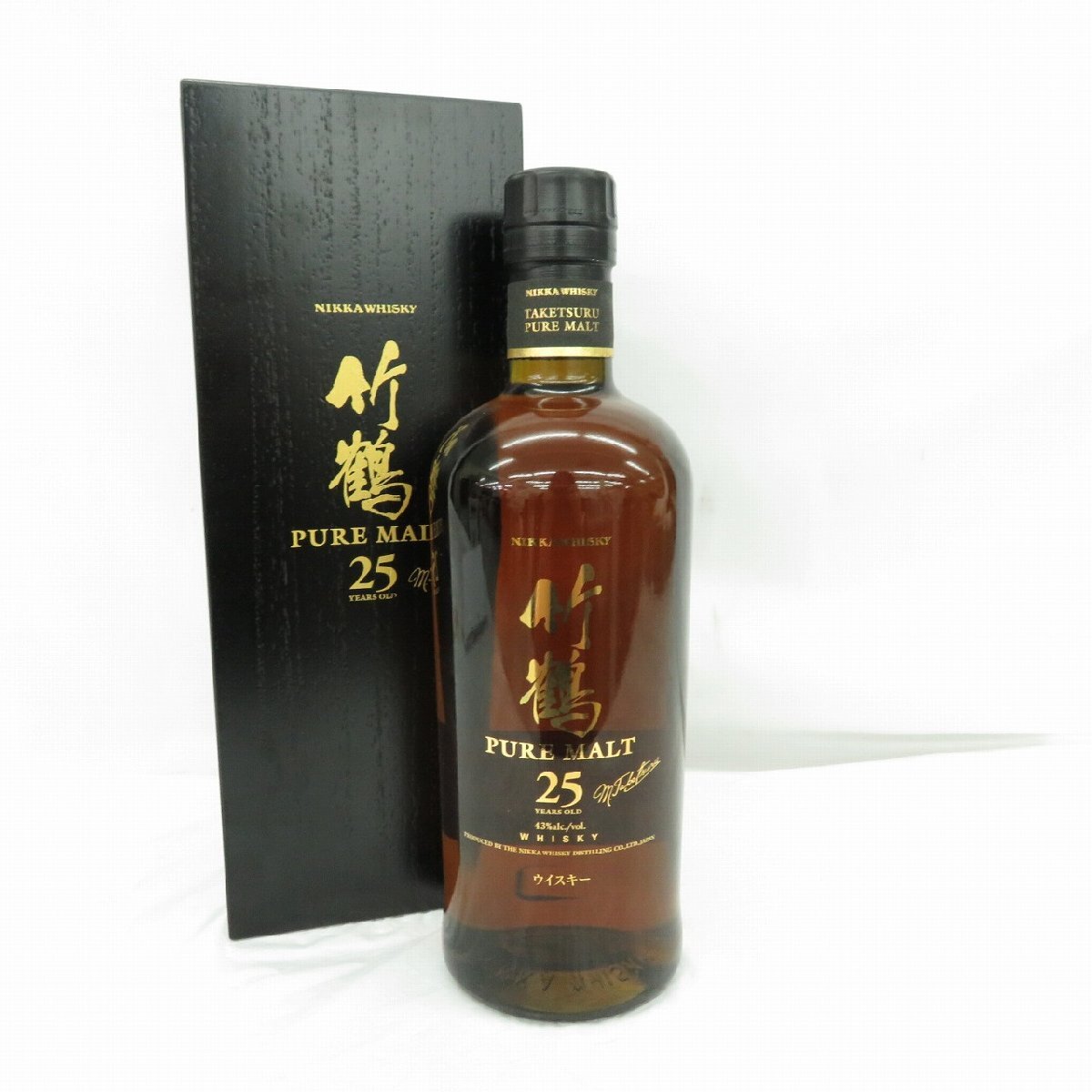 【未開栓】NIKKA ニッカ 竹鶴 25年 ピュアモルト ウイスキー 700ml 43% 箱付 12151279 0809