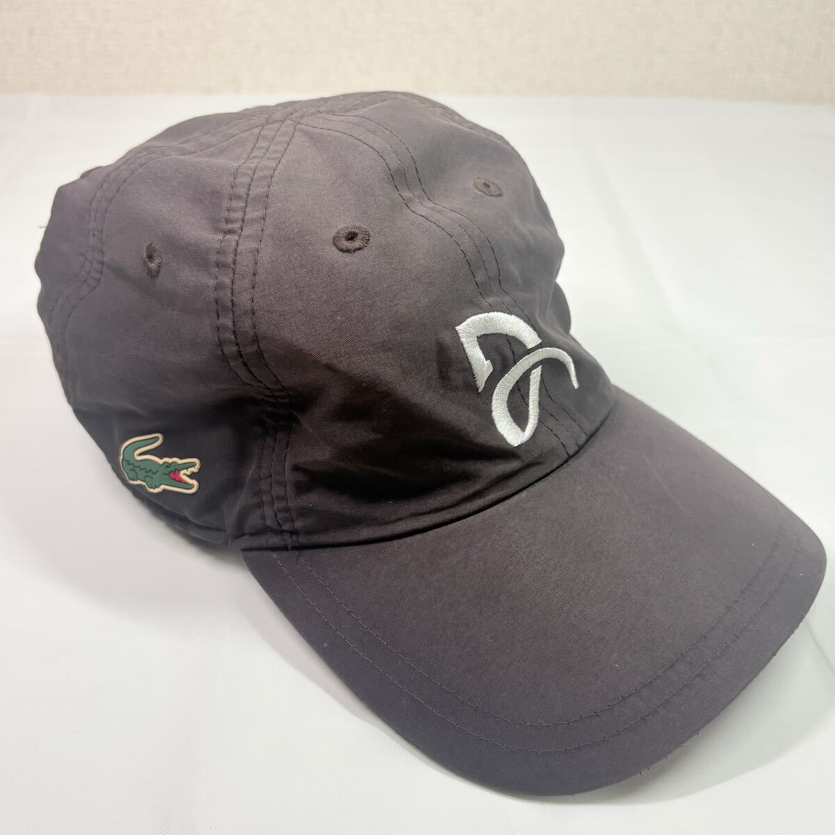 Lacoste ラコステ　ジョコビッチ ロゴキャップ ワンサイズ　帽子　テニス　古着　中古