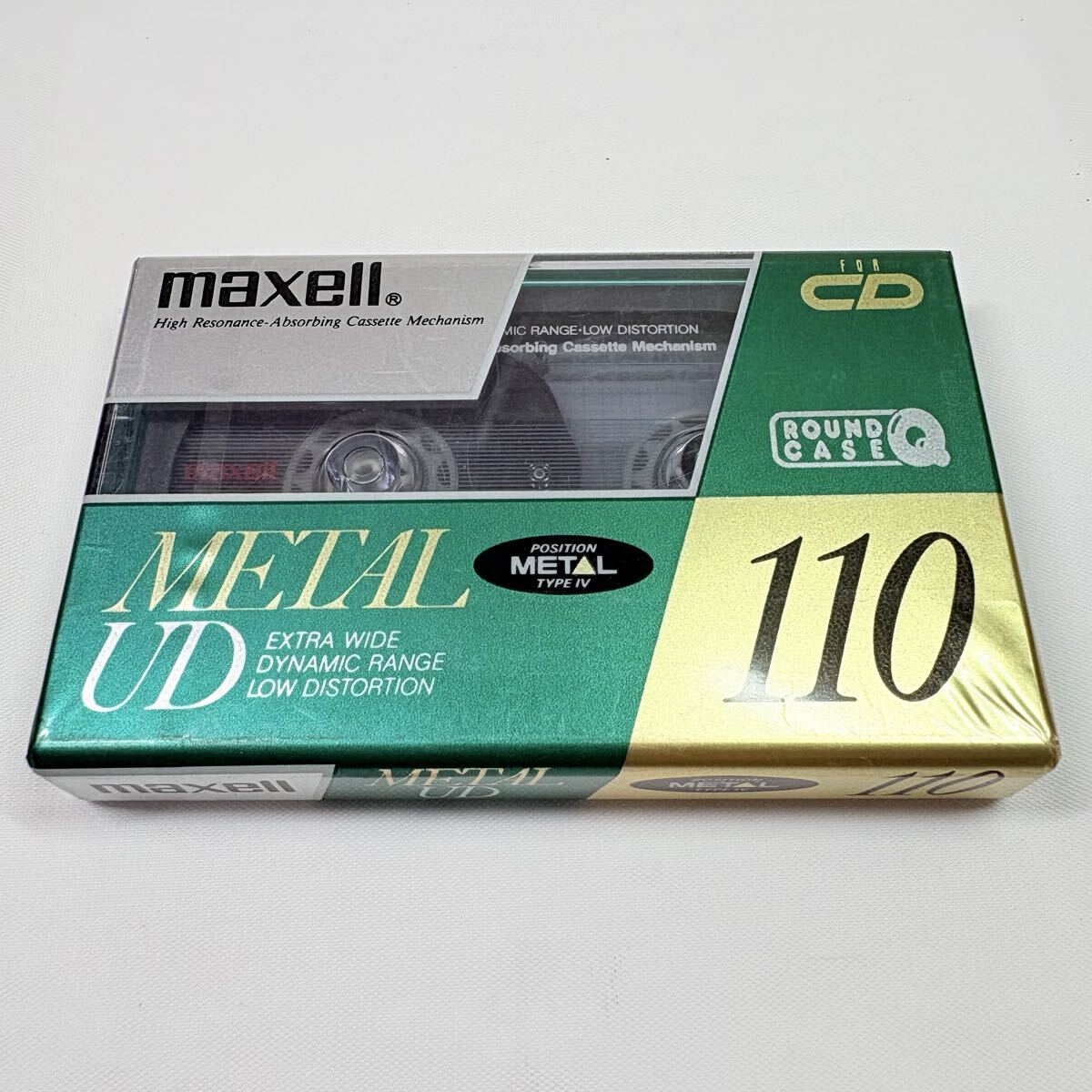 未開封品　maxell Metal UD110 マクセル　メタルポジション　カセットテープ　記録媒体　レトロ　当時物