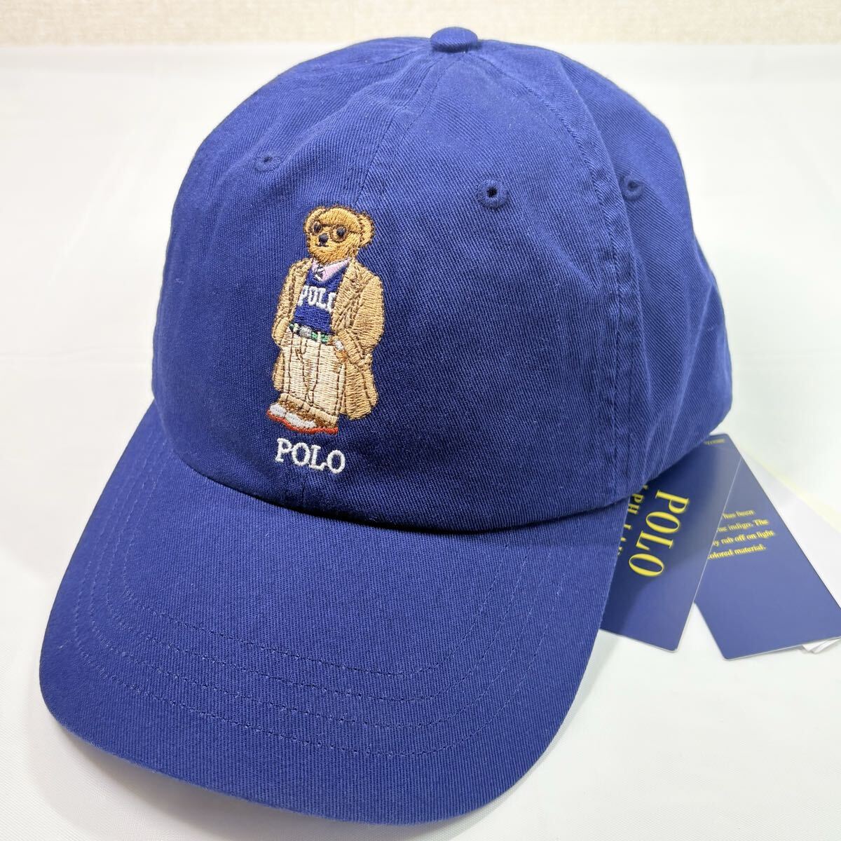 新品　タグ付き　 POLO RALPH LAUREN ポロラルフローレン ポロベア　キャップ　帽子　ネイビー　54-63cm