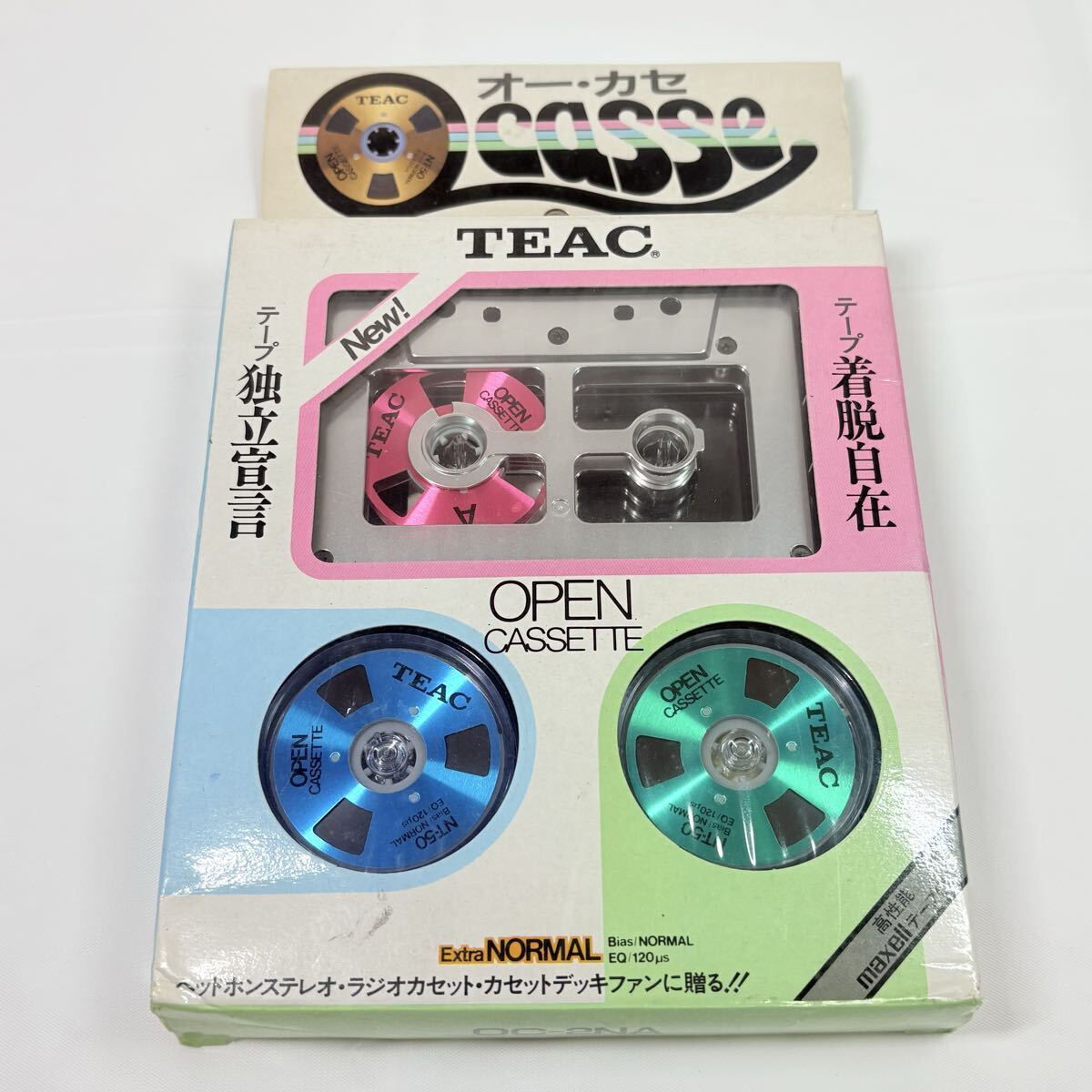 未使用品　TEAC オー・カセ OC-2NA ニューオープンカセットテープ　記録媒体　レトロ　当時物　レア