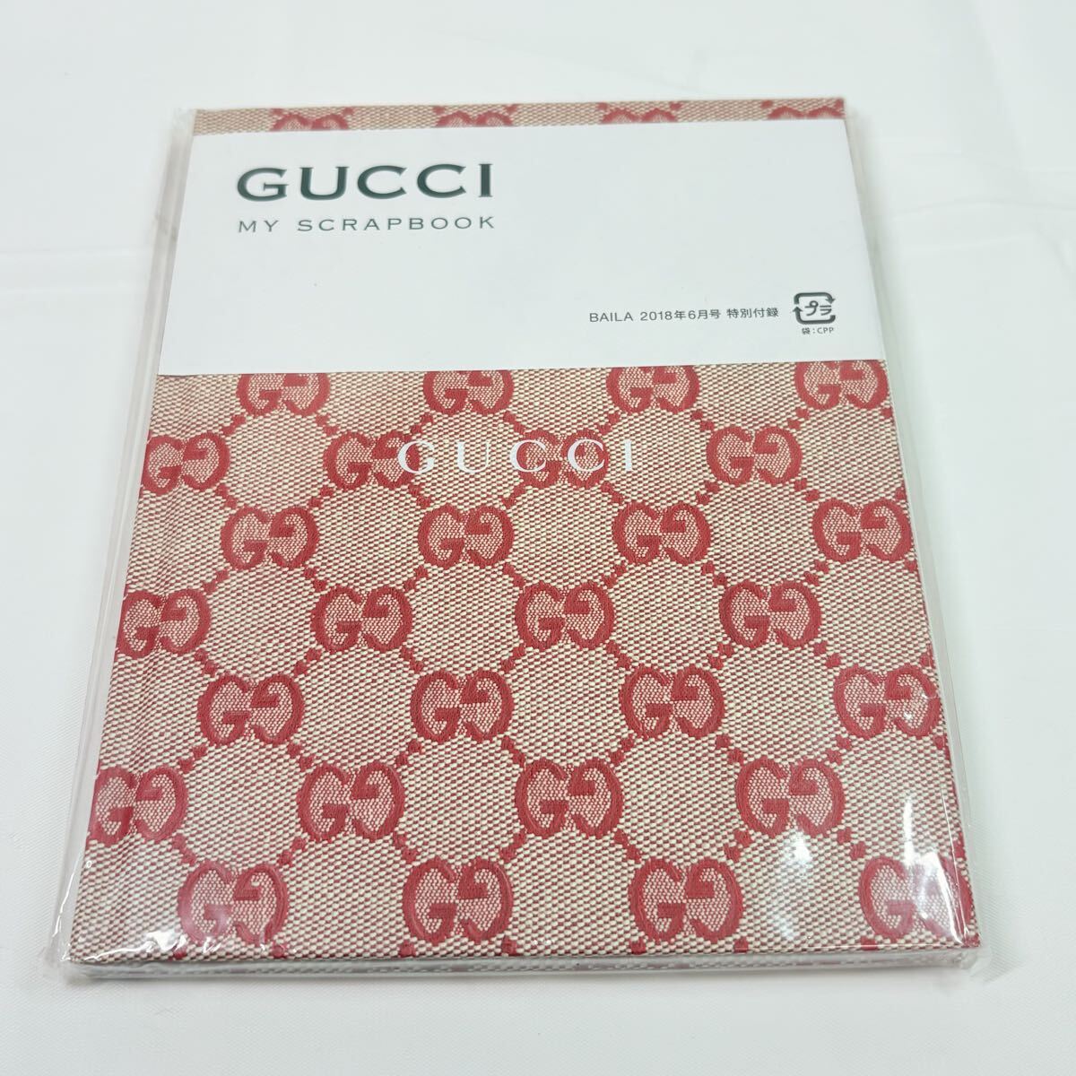 新品　未開封品　GUCCI グッチ　MY SCRAPBOOK　グッチ　ノート　BAILA GG柄