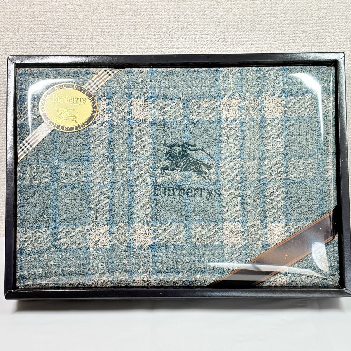 Burberrys BURBERRY バーバリー　バスタオル 60×120cm チェック柄　西川産業　ギフトセット