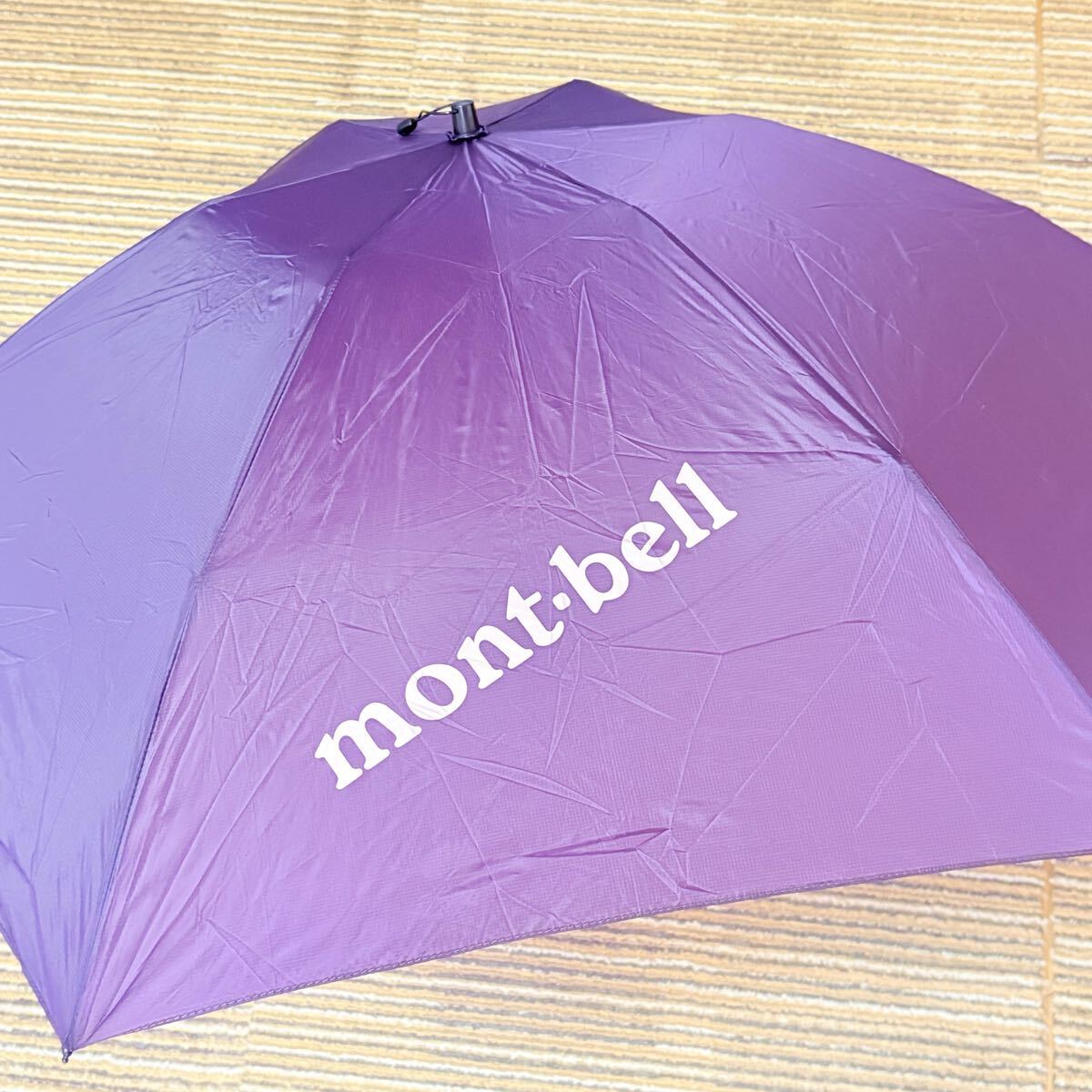 mont-bell モンベル　パープルトレッキング 軽量コンパクト折りたたみ傘　雨傘