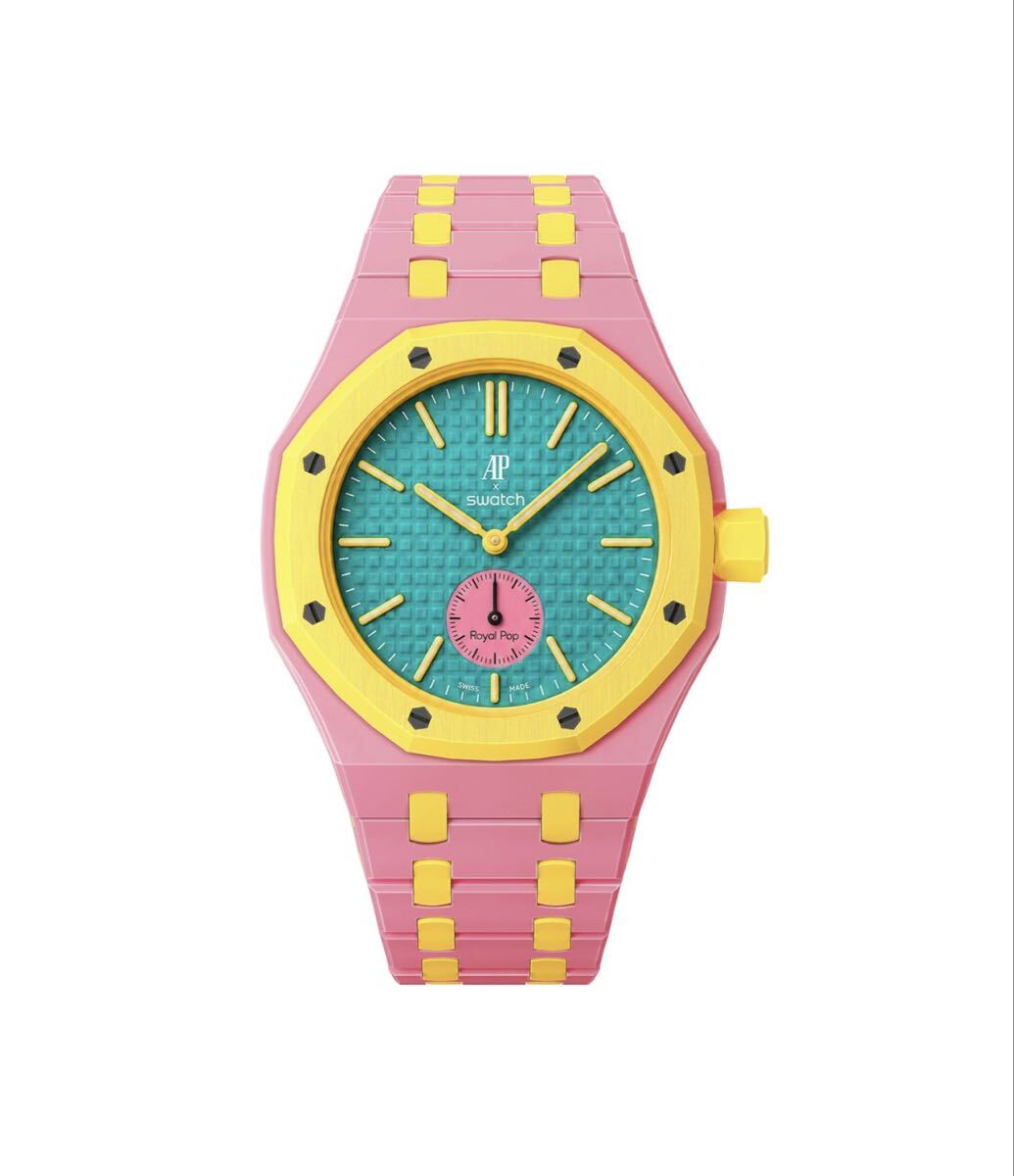 AP×Swatch Royal Pop 対応陶瓷リンクベルト TP4 カスタム