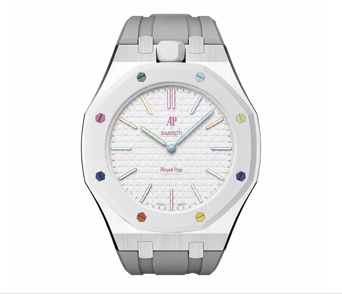 AP×Swatch Royal Pop 対応 ステンレス製　カスタムS3