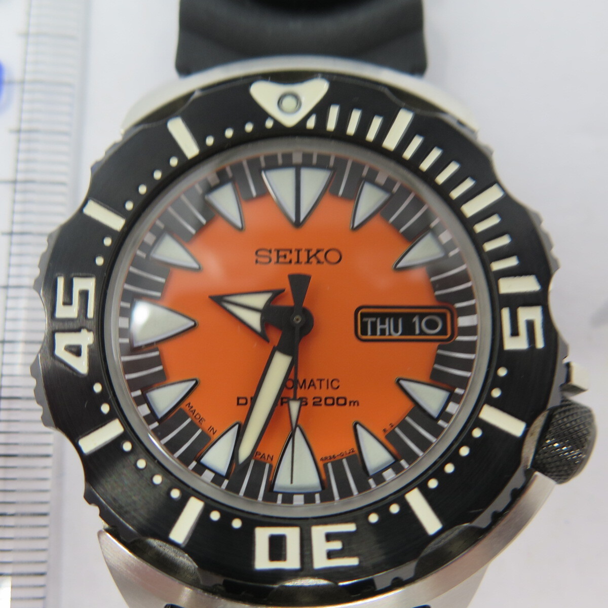 SEIKO/セイコー　第2世代オレンジモンスター　4R36-01J0　自動巻き　腕時計