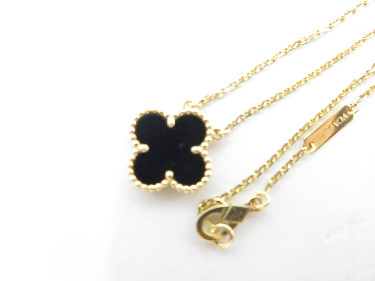 Ｖａｎ・Ｃｌｅｅｆ&Ａｒｐｅｌｓ/ヴァン・クリーフ&アーペル　ヴィンテージ・アルハンブラ　ペンダント　オニキス