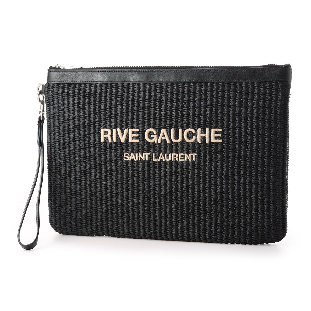 ☆SAINT LAURENT POUCH RIVE GAUCHE 未使用　リヴゴーシュ　ポーチ　クラッチバッグ　メンズ　サンローラン　レア☆
