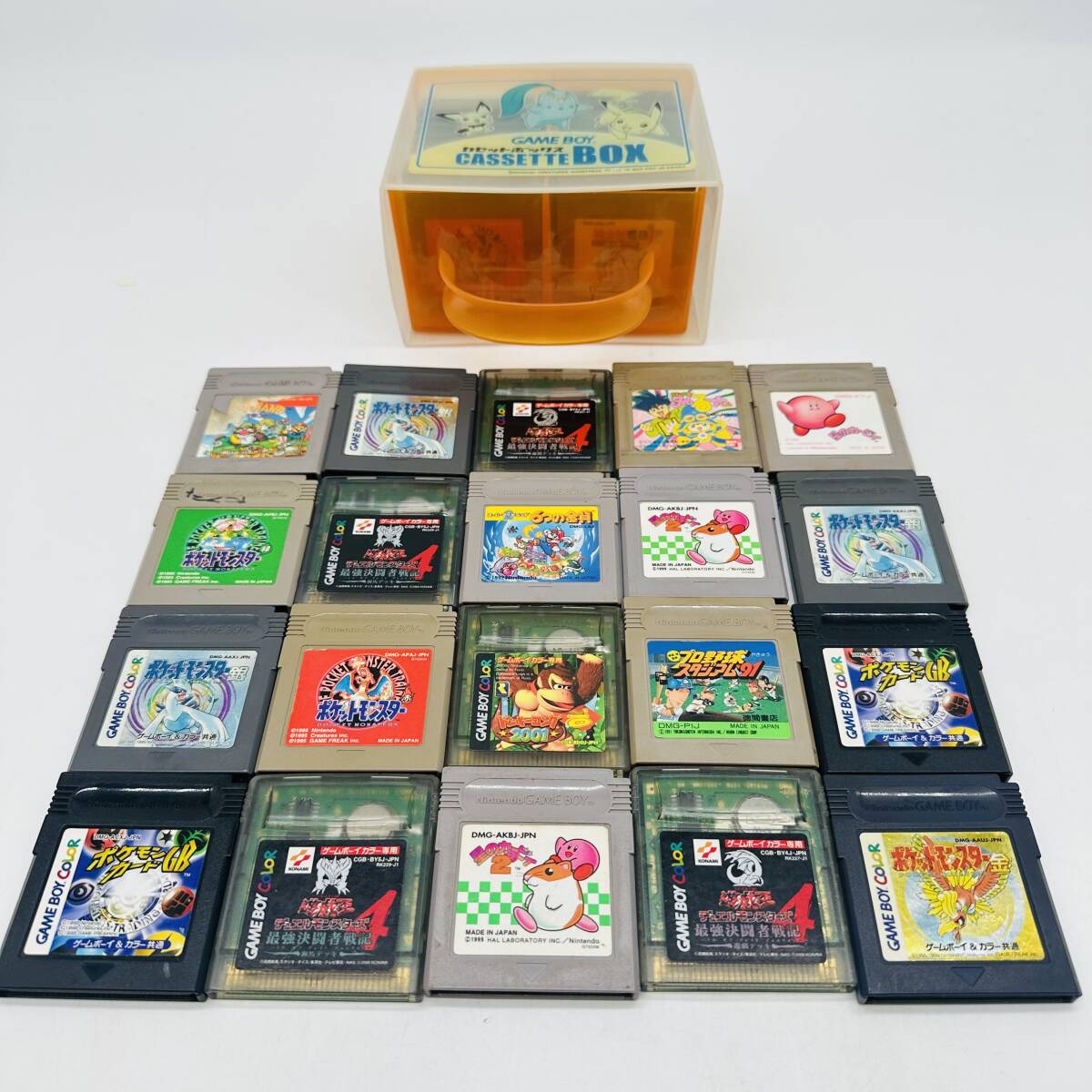 【動作未確認】ニンテンドー　ゲームボーイカラー　ソフト　まとめ売り　ジャンク品　GAMEBOY　任天堂　NINTENDO　YF0165