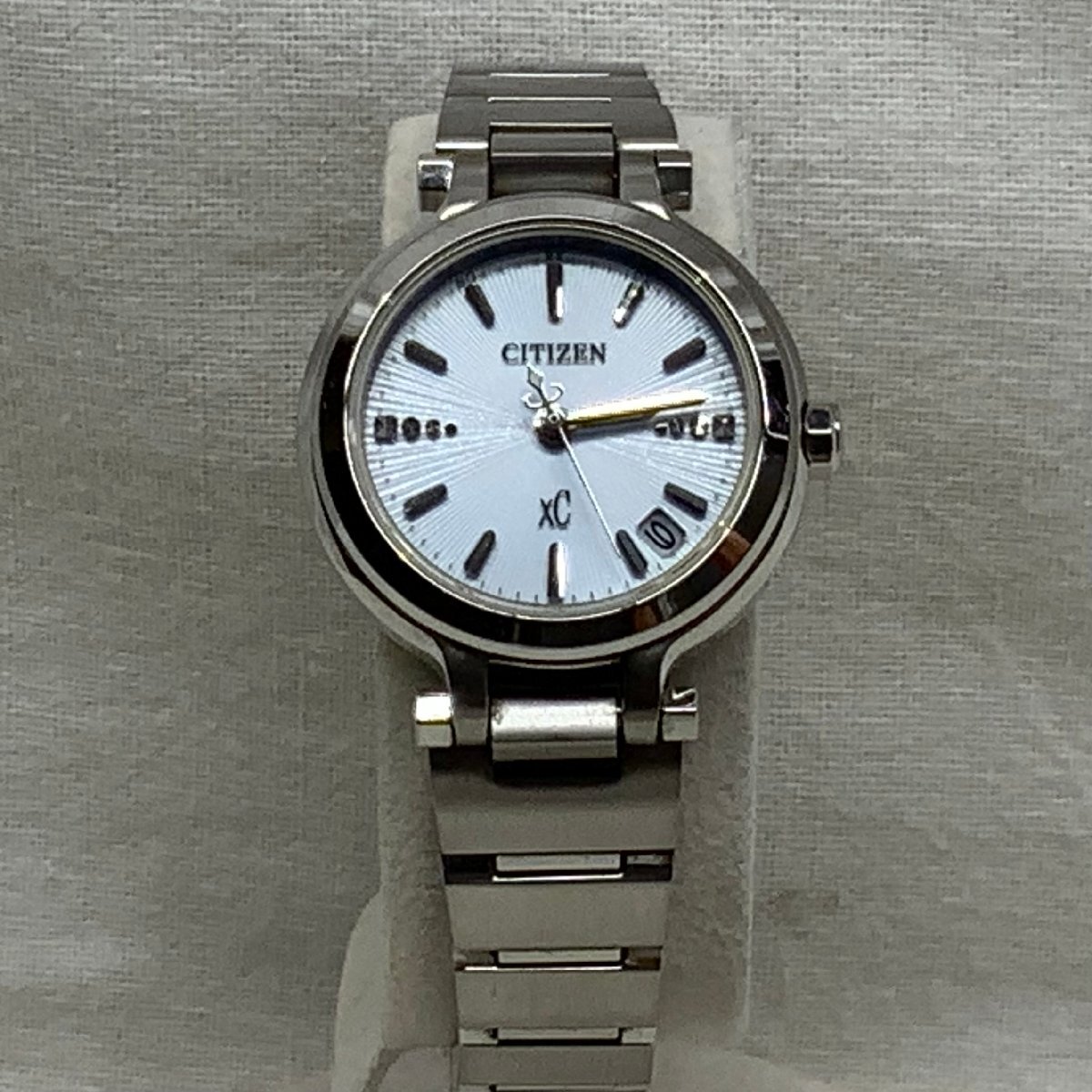 【動作未確認】　CITIZEN　シチズン　XC　クロスシー　文字盤ブルー　中古品　腕時計　