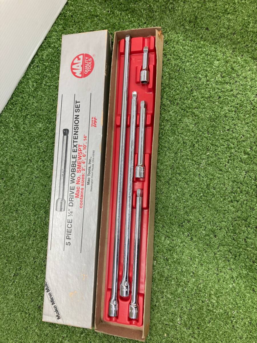 【中古品】【0934】MAC TOOLs　9.5sq首振エクステンションバー　5pcセット　ITLDUAW0VX4W