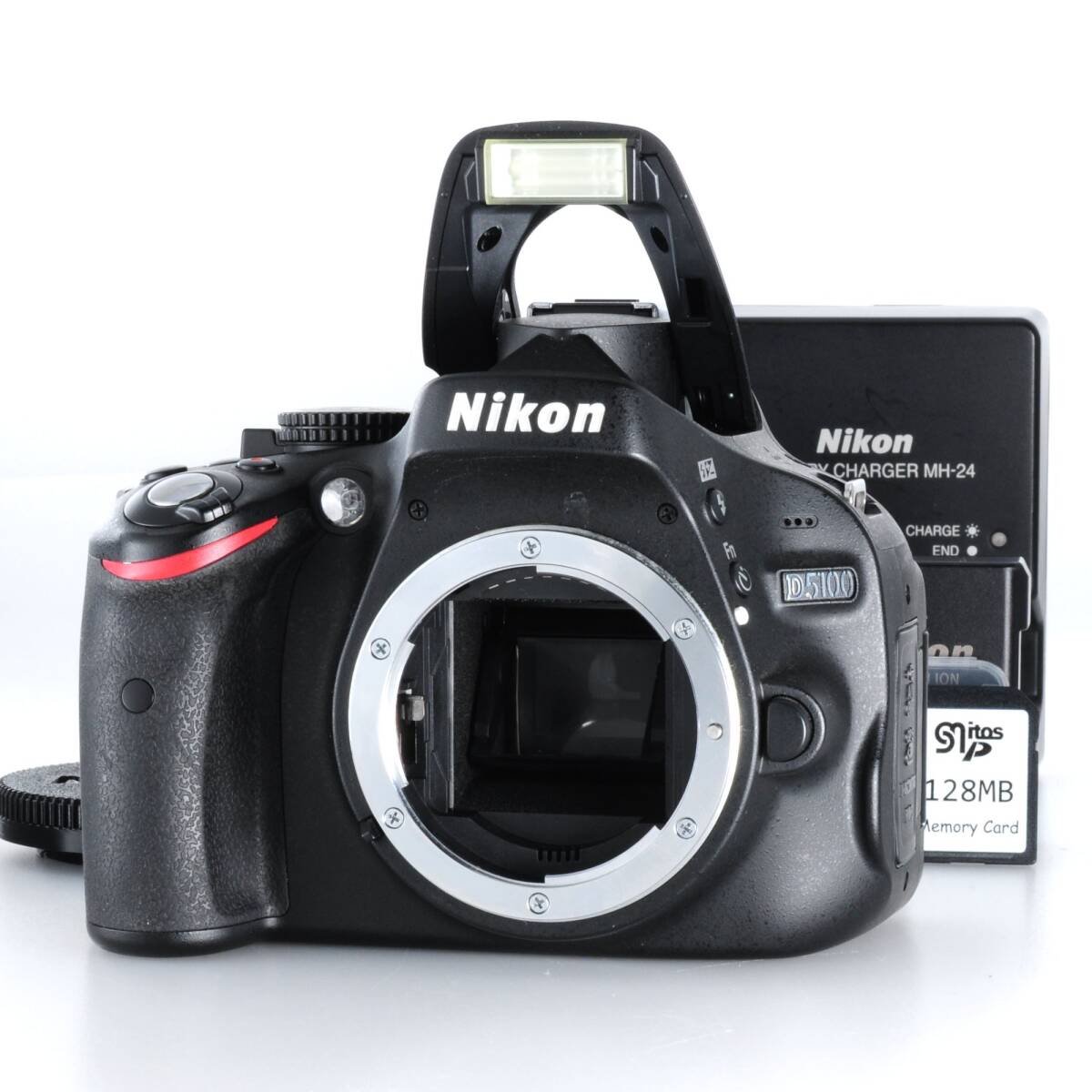 撮影枚数1,654枚【ニコン】Nikon D5100 デジタル一眼レフカメラ + SDカード #U312A