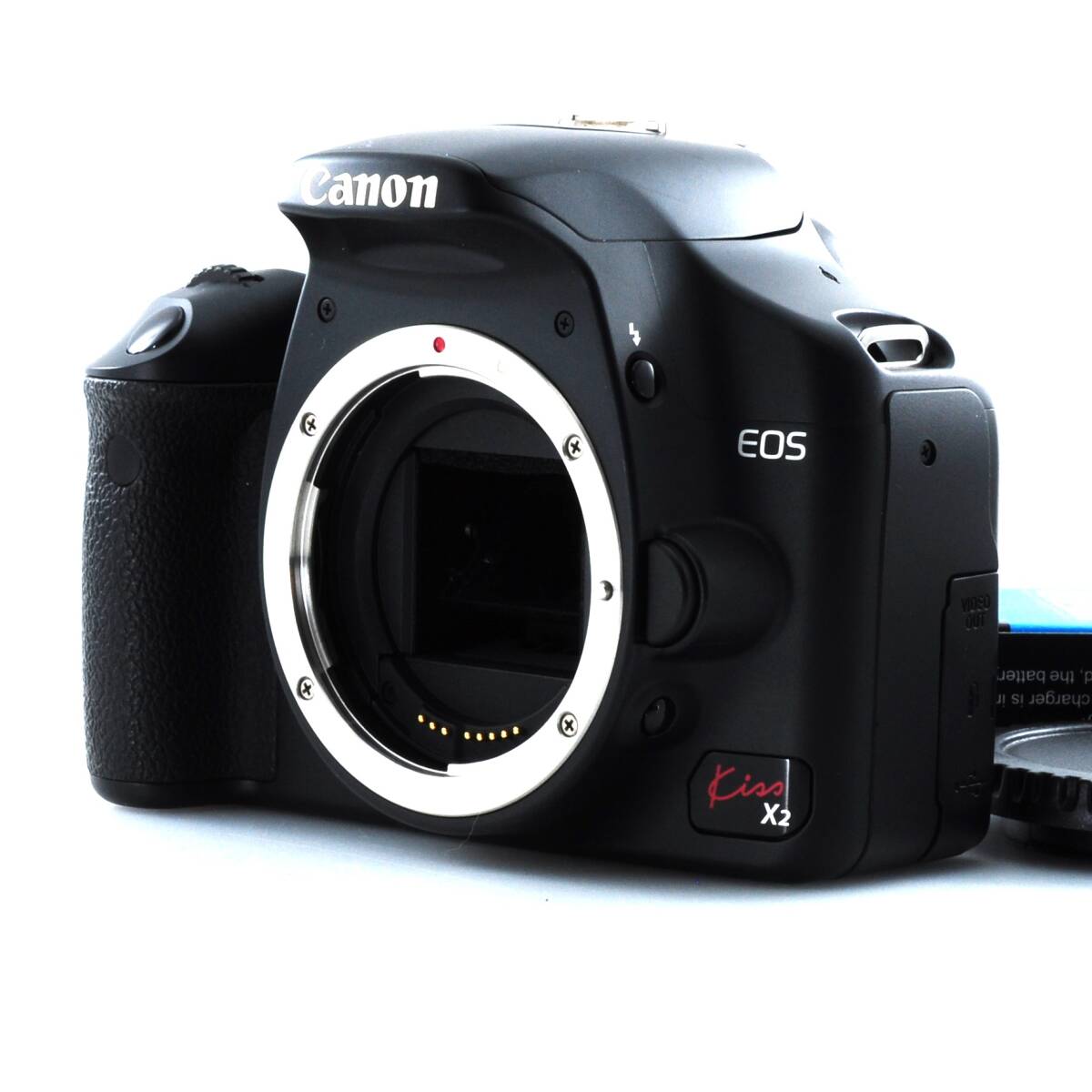 撮影回数 856枚【キヤノン】Canon EOS Kiss X2 + バッテリー 充電器 デジタル一眼 #T041A