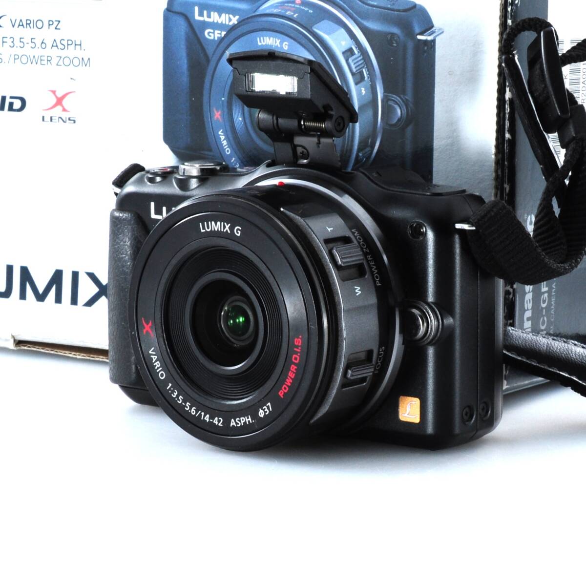 【パナソニック】Panasonic LUMIX DMC-GF5X 14-42mm ＋SDカード、バッテリー付属 #T187