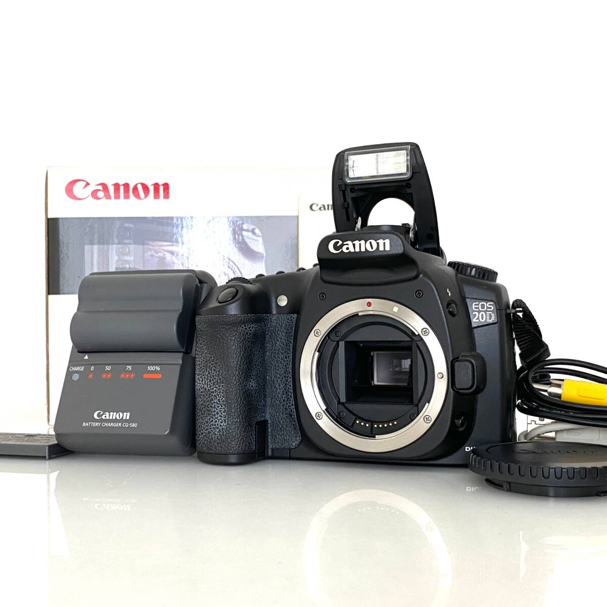 【キヤノン】Canon EOS 20D DIGITAL デジタル一眼レフカメラ + バッテリー #U406