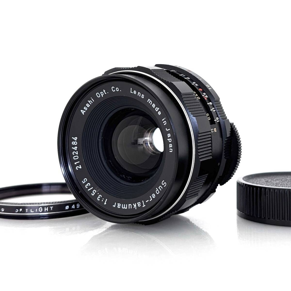 【旭光学】Super-Takumar 35mm F3.5 M42マウント MFレンズ #U343