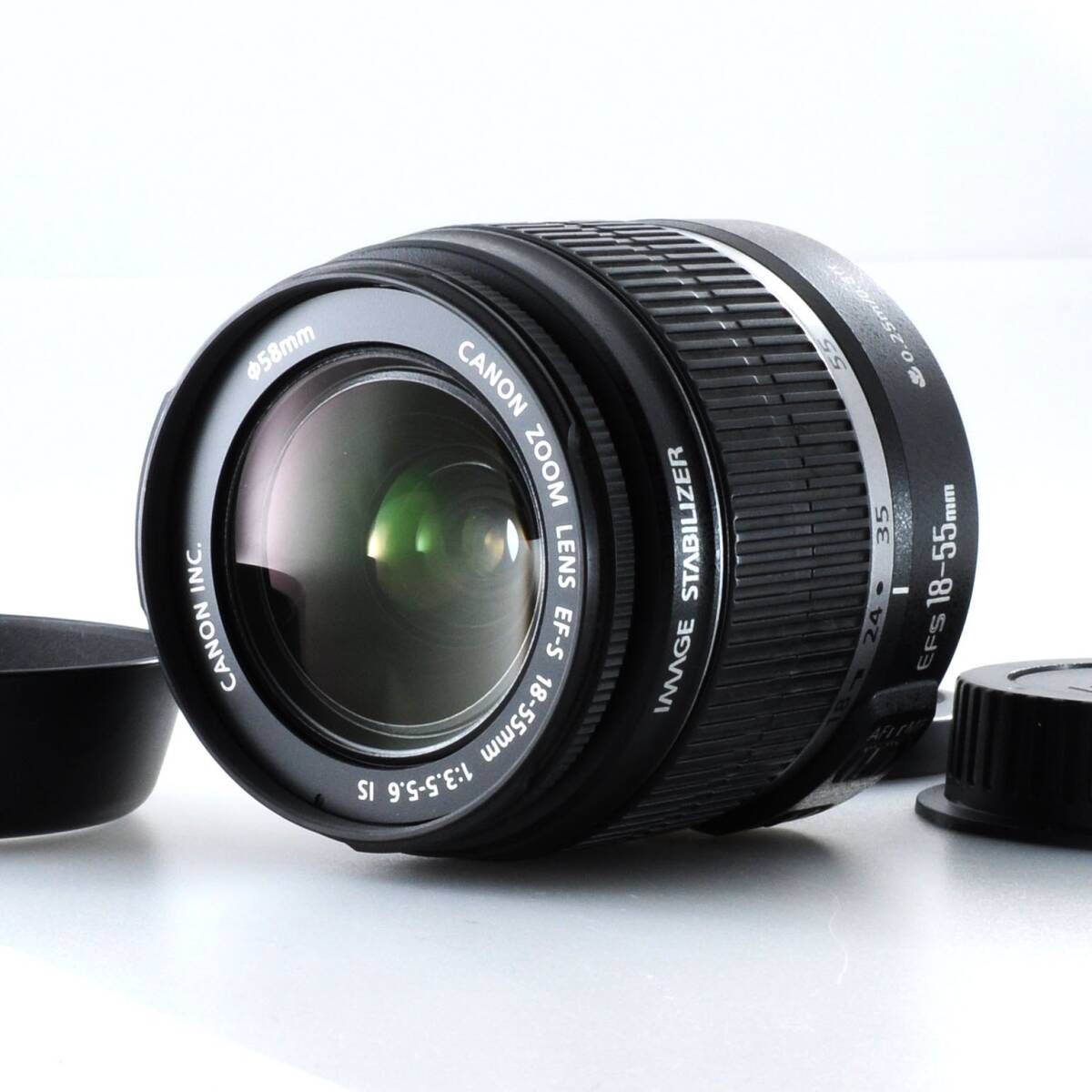 【キヤノン】Canon EF-S 18-55mm F3.5-5.6 IS オートフォーカスレンズ #U651B