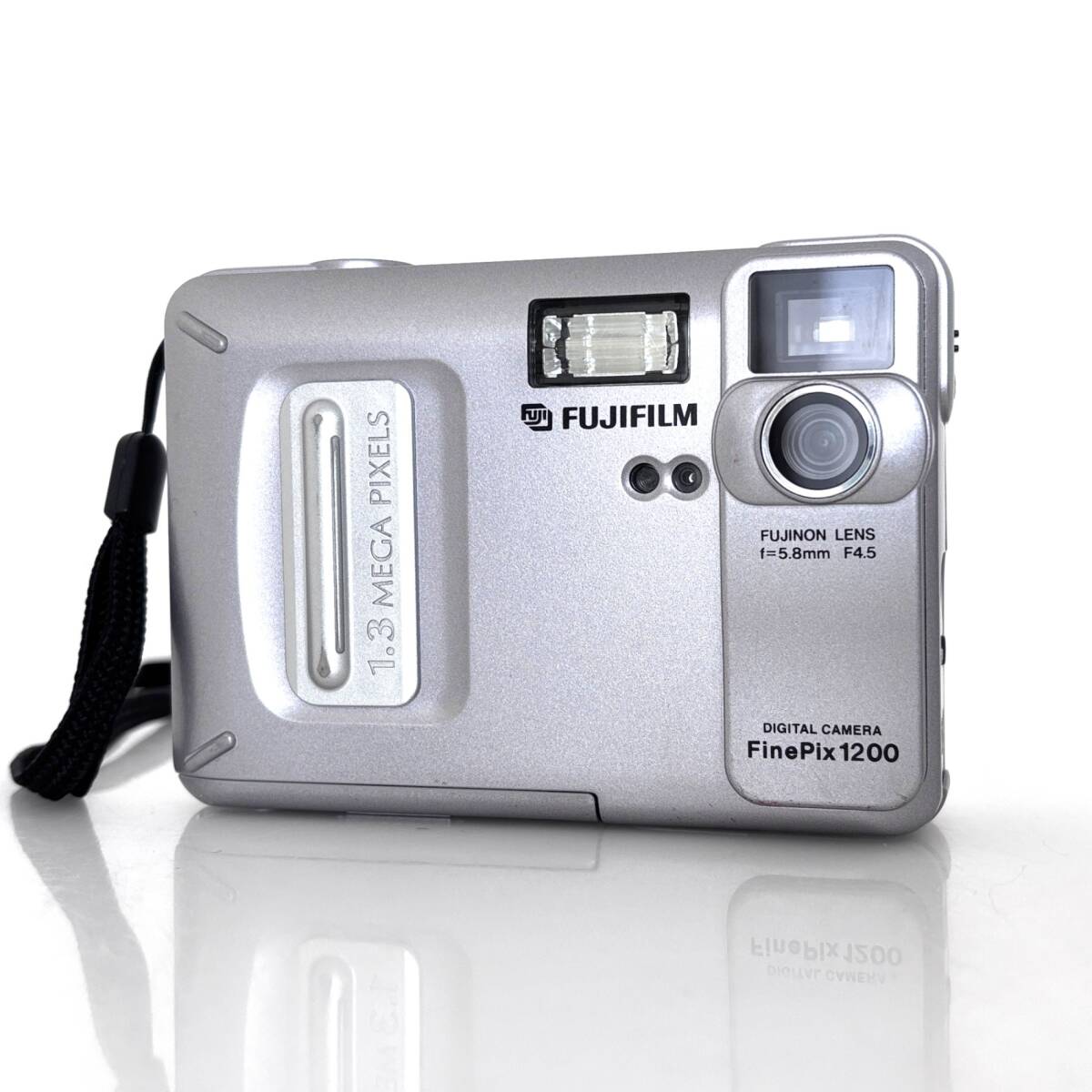 【フジフイルム】FUJIFILM FinePix 1200 デジタルカメラ +SDカード +ストラップ #T750