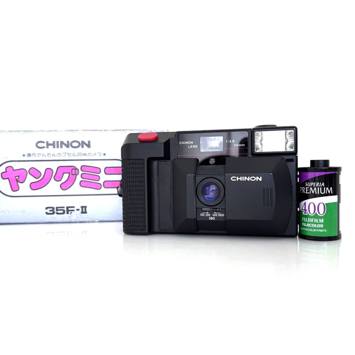 【チノン】CHINON ヤングミニ 35F-II フィルムカメラ #U542