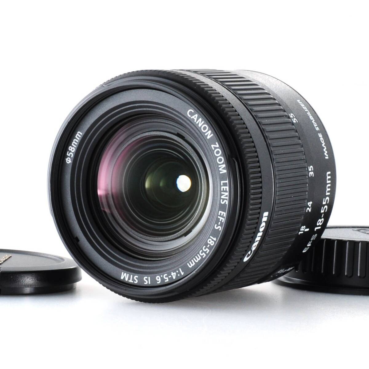 【キヤノン】CANON ZOOM LENS EF-S 18-55mm F4-5.6 IS STM #U746