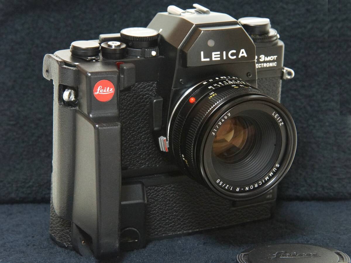 LEICA R3MOT SUMMCRON R 1:2 50mm＋MOTOR WINDER R3HANDGRIP付きセット【Operation Confirmed・動作確認済】　SEThandブリップ