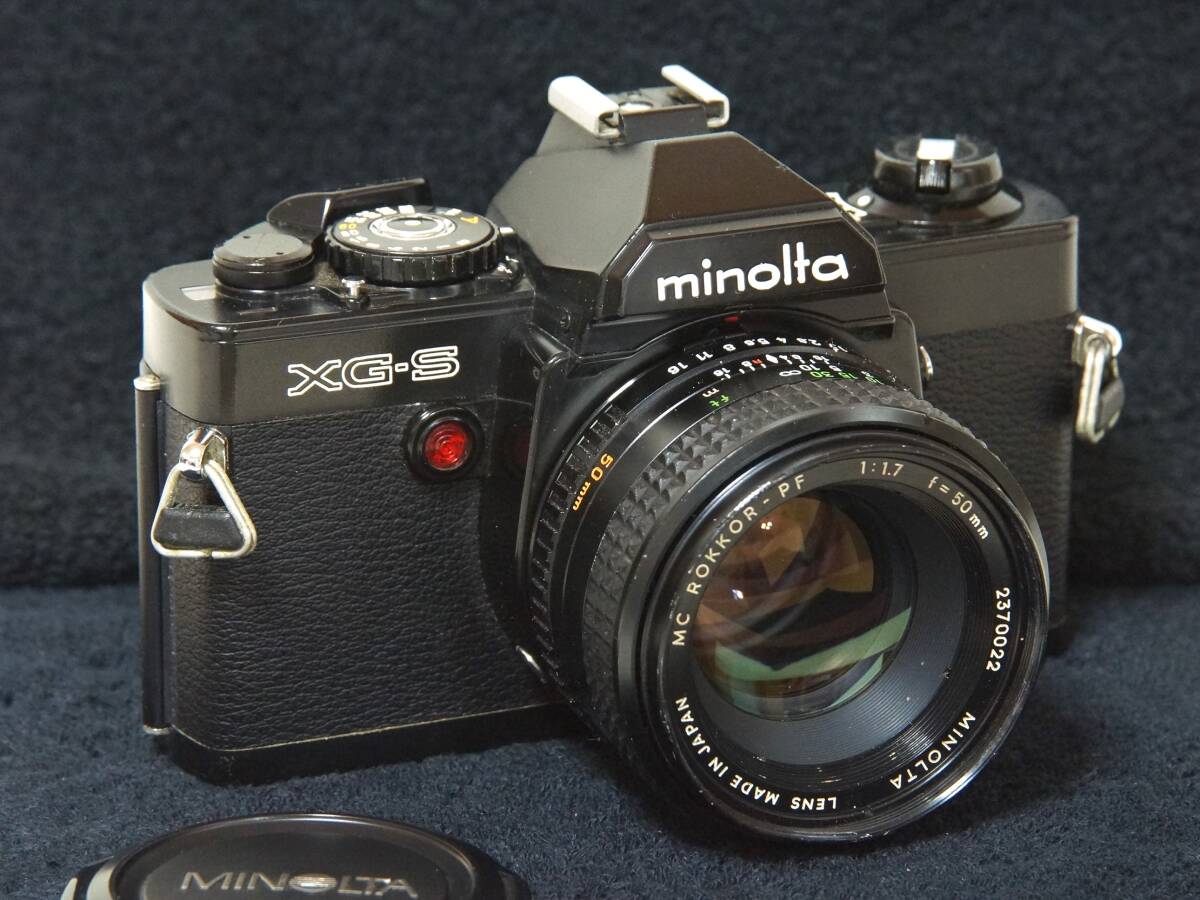 MINOLTA XG-S MC ROKKOR PF 50mm F1.7 標準レンズセット【Operation Confirmed・動作確認済】