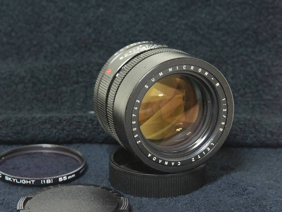LEICA LEITZ CANADA SUMMICRON-R 1:2/90（3カム） ライカ ズミクロンR90mmF2【Operation Confirmed・動作確認済】