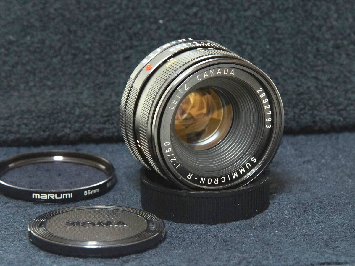 LEICA LEITZ CANADA SUMMICRON-R 1:2/50（3カム） ライカ ズミクロンR50mmF2.0【Operation Confirmed・動作確認済】