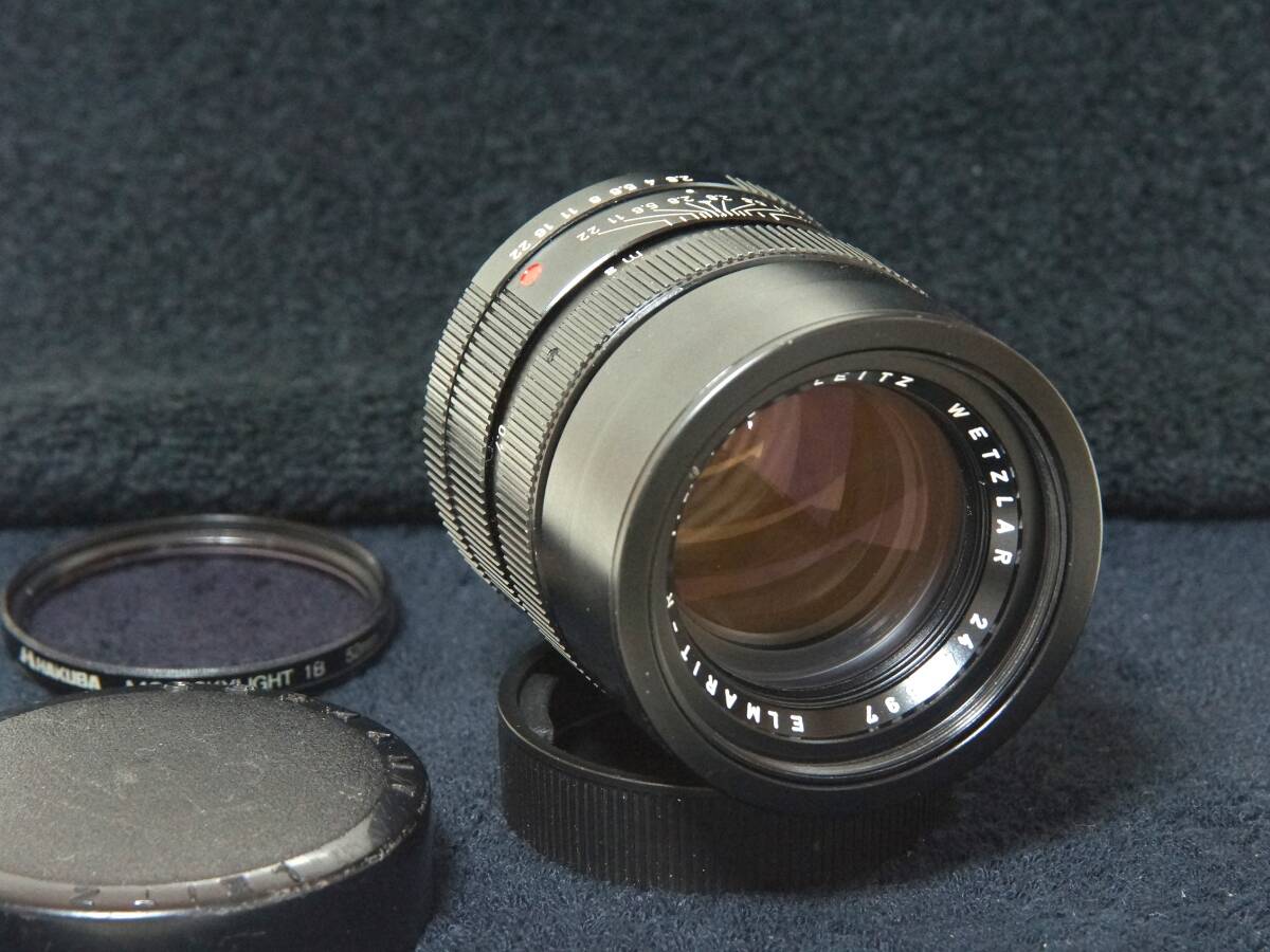 LEICA LEITZ WETZLAR ELMARIT-R 1:2.8/90（2カム） ライカ エルマリートR90mmF2.8【Operation Confirmed・動作確認済】