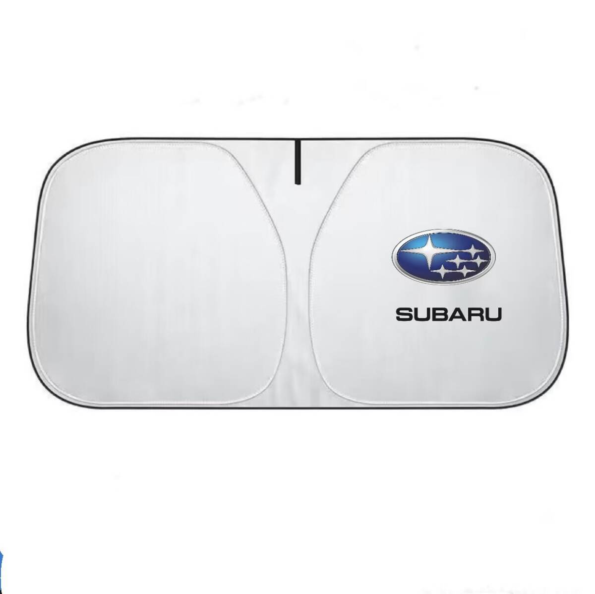 スバル専用 サンシェード 折り畳み 日よけ UVカット 遮光 断熱 ロゴ入 フロント ガラス　カバー 車用 収納袋付 取付便利 紫外線