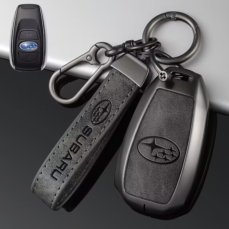 スバル キーケース 金属製 XV WRX BRZ フォレスター レヴォーグ レガシィ B4 アウトバック インプレッサ G4 スポーツ キー ホルダー