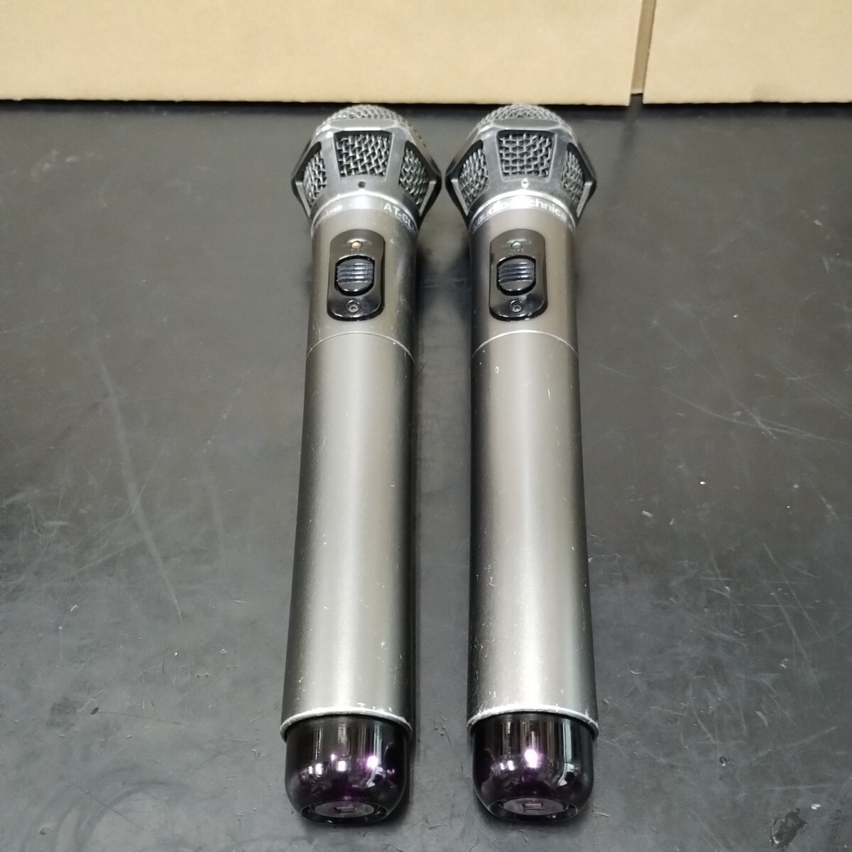 SFZ45 audio-technica　オーディオテクニカ 2MHz帯　チャンネル可変型 AT-CLM900T 2本セット　中古　点検動作品