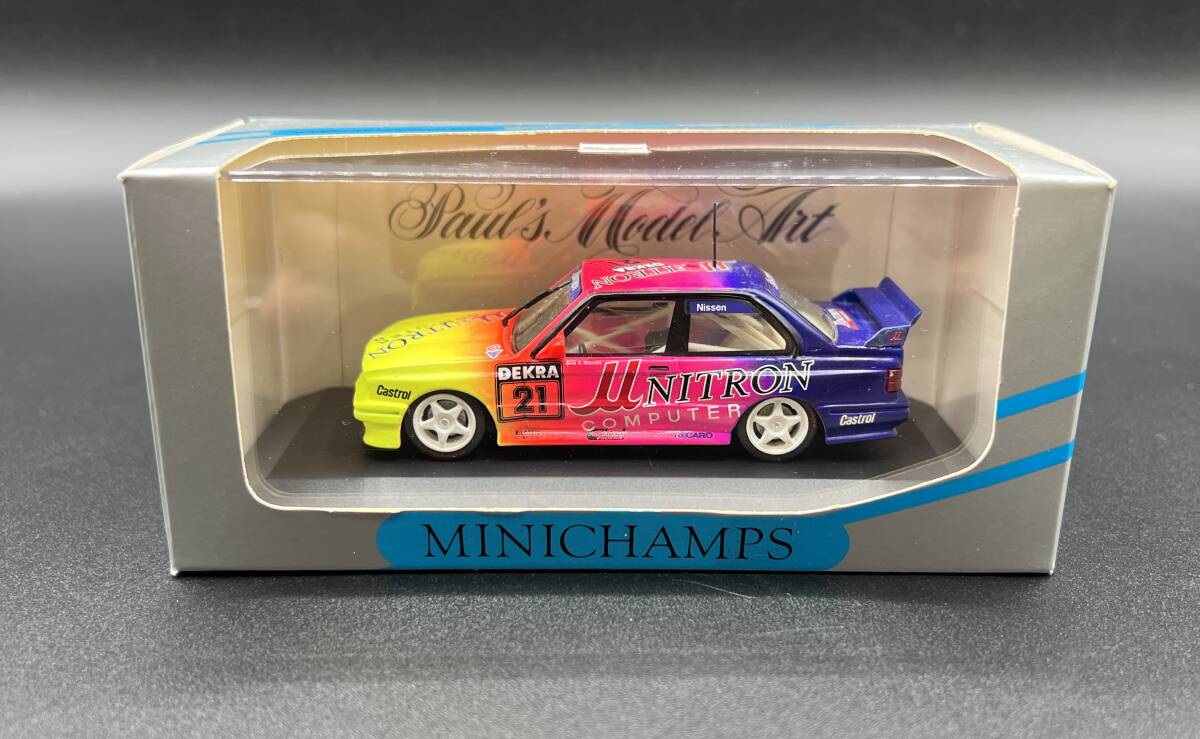 ★MINICHAMPS ミニチャンプス★1/43 BMW M3 DTM 1992 Nissen　品番:Best.-Nr.22030　コレクション　コ2294