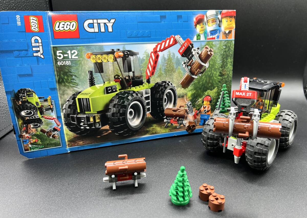 LEGO レゴ 60181 シティ 森のパワフルトラクター 組み立て品 建設 建築 工事　コ2226-1