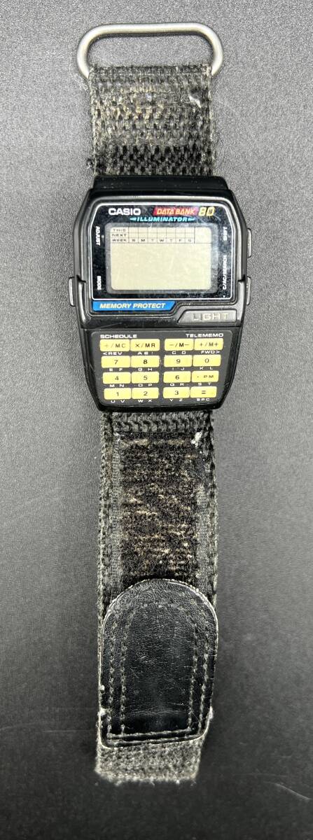 CASIO カシオ DATA BANK データバンク 80 ILLUMINATOR イルミネーター 1476 DBC-81 腕時計 動作未確認 現状品 コ
