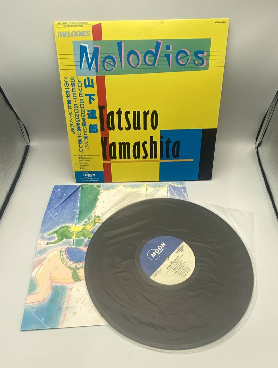 【帯付き】山下達郎/Melodies　Tatsuro Yamashita LPレコード 現状品　A2337