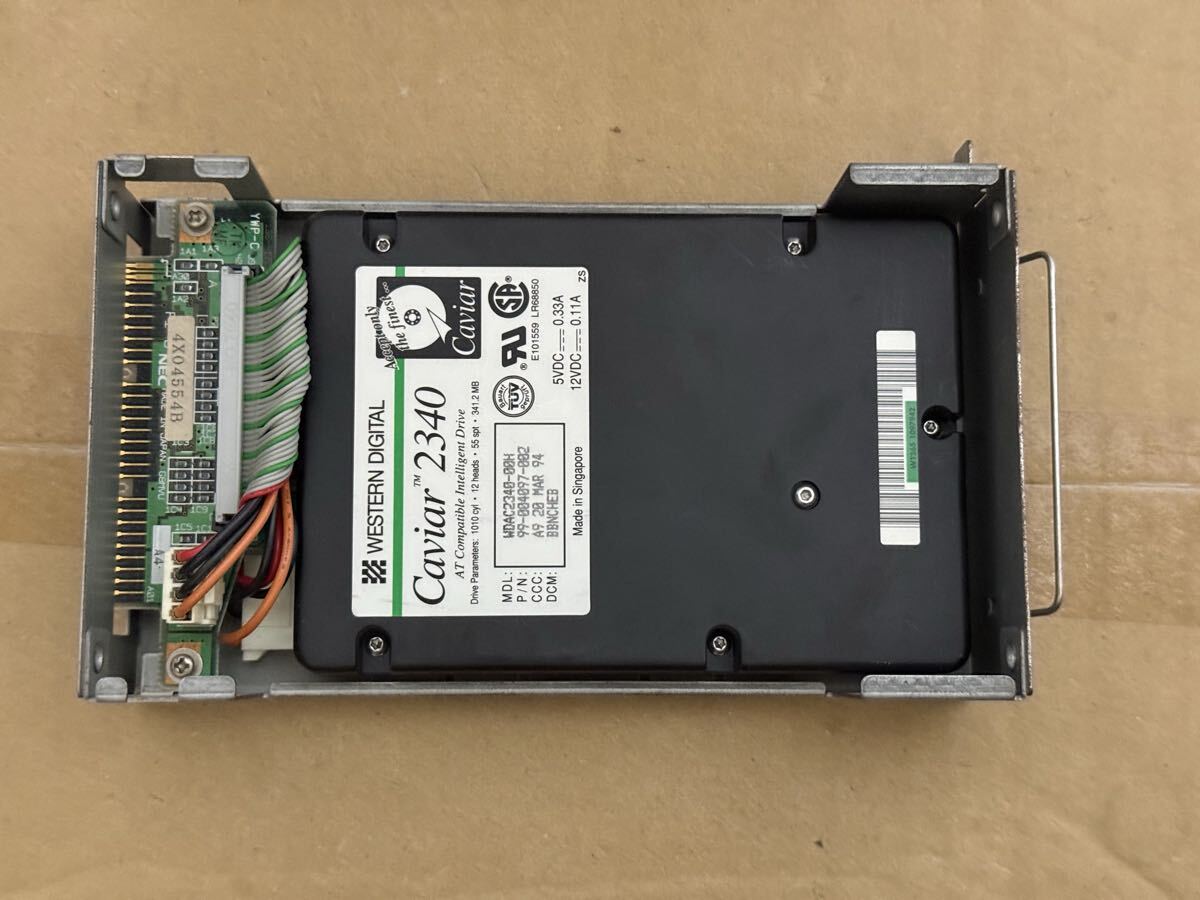 【動作確認済】PC-9821A用 IDEハードディスク 340MB IDE籠
