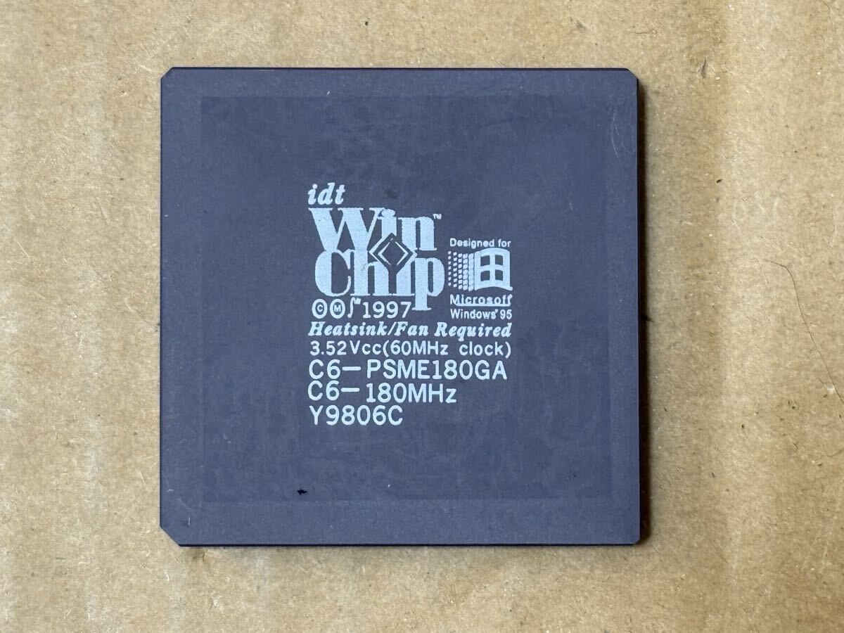 【動作確認済】IDT Winchip C6 180MHz Socket5，7 PC-9821Anにて使用