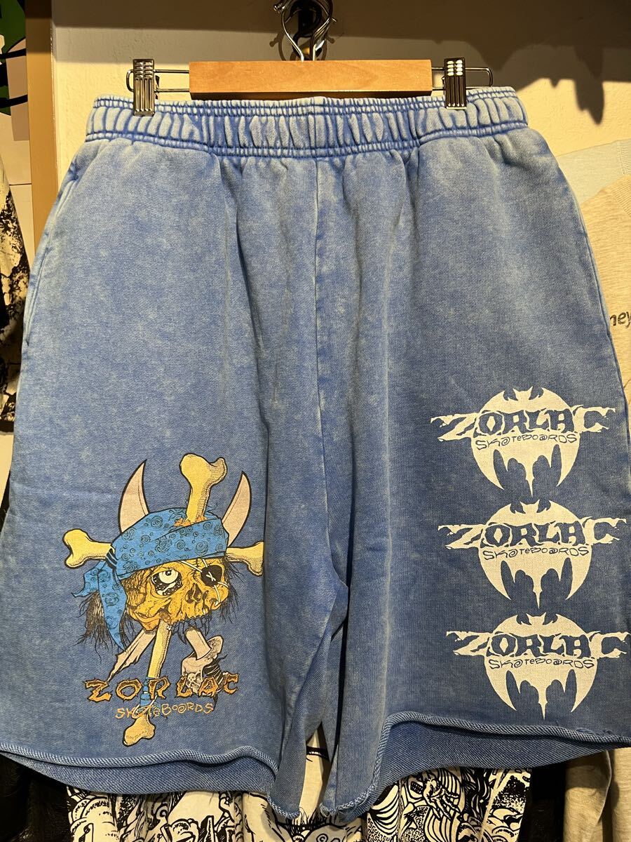 zorlac ゾーラック スウェット ハーフパンツ / independent hookups 90's スケートブランド