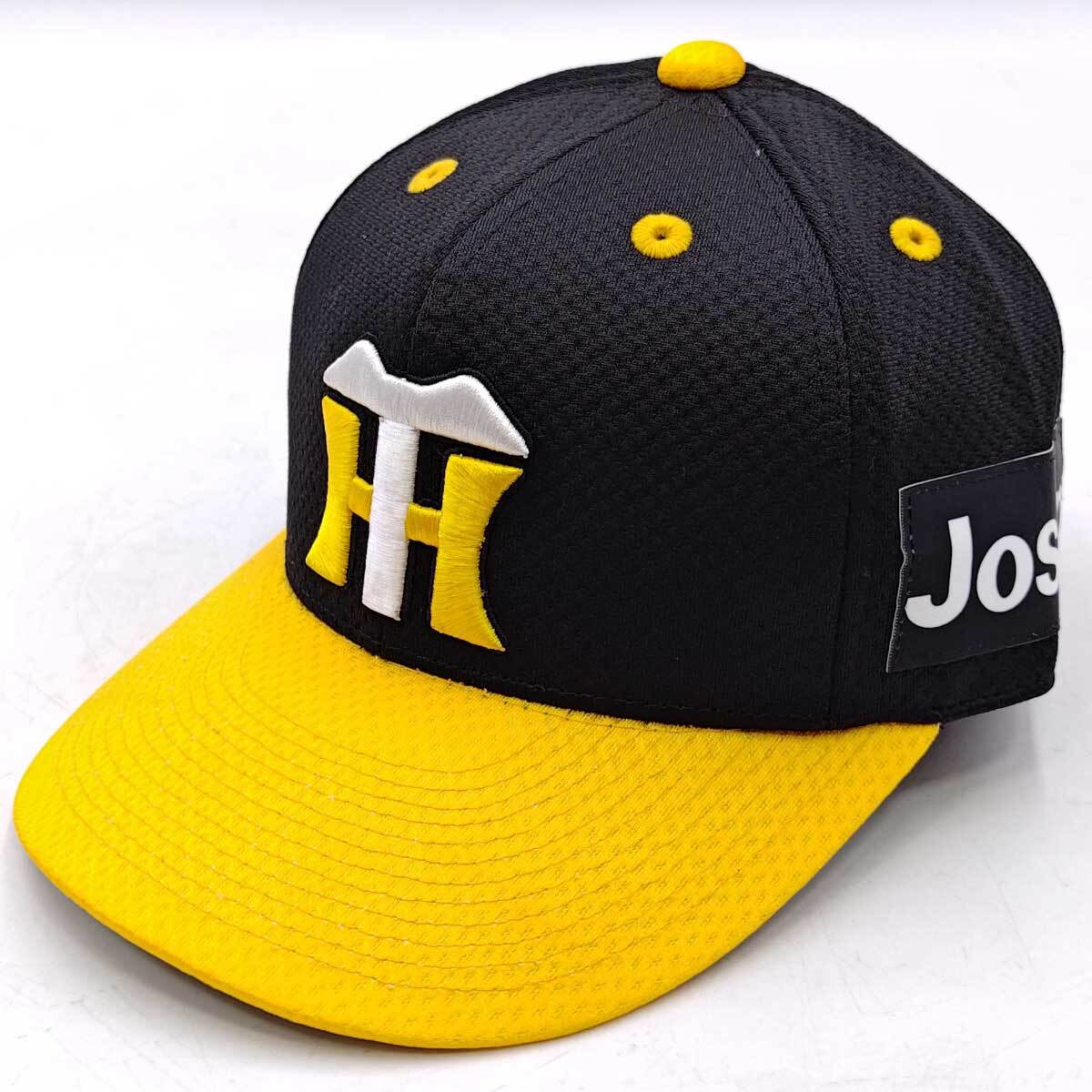 【中古】ミズノプロ 阪神タイガース ＃85 福原忍 支給品 NPB 2024 帽子 直筆サイン入り