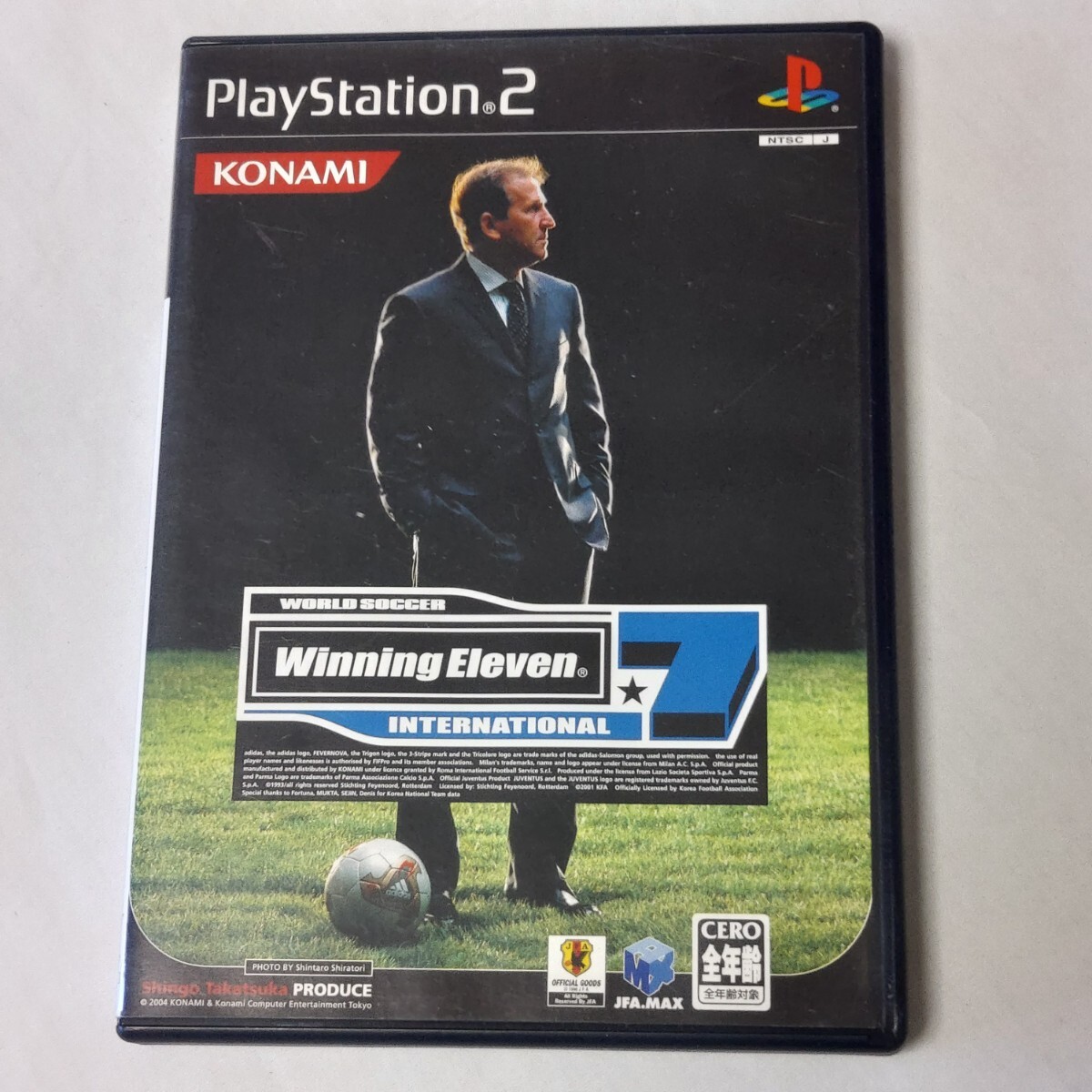 ♪PS2♪ウイニングイレブン７♪未点検ジャンク♪