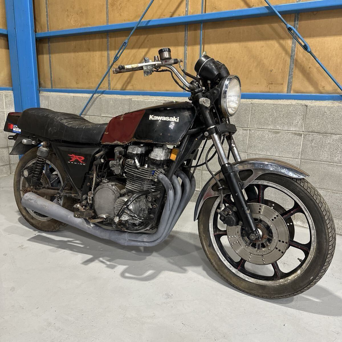書付き Z1000MKⅡ/KZ1000MKⅡ レストアベース/部品取り車 z1/zⅡ/z750rs/kz900/z1r/z1-r/z1000r/750ss/z750four