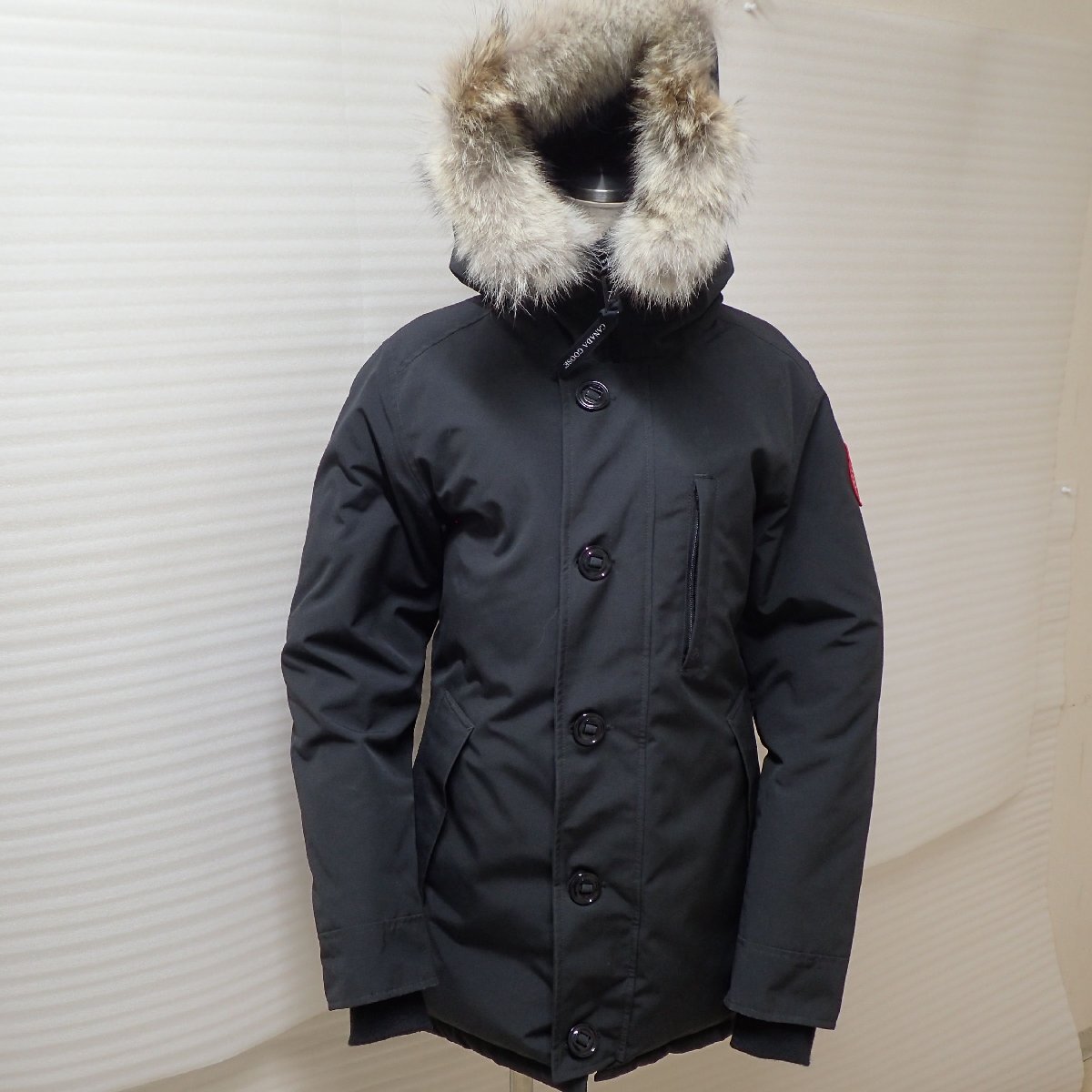 【吉村質店】CANADA GOOSEカナダグースJASPER PARKAダウンジャケット3438JMサイズＳブラックメンズ