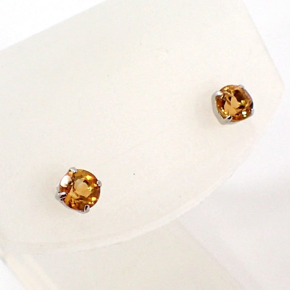 【吉村質店】Pt900シトリン0.22/0.22ct0.4g