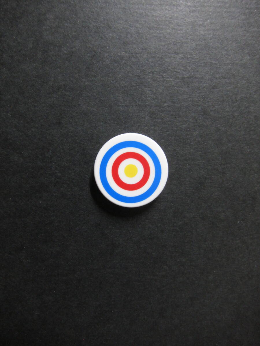 【パーツ-533】LEGO プリント タイル「的」2×2ラウンド 白色 ◇#14769pb086◇Target/ターゲット◇城/クリエーター/Ideas/ディズニー◇レゴ